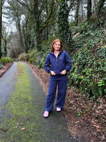 Navy KML x USCO LIMITED EDITION Fleece line set *size down*