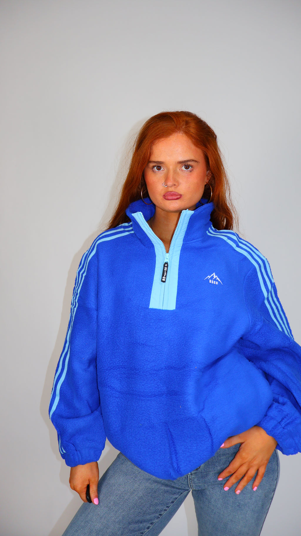 Bonnie Oversized Fleece. Drawstring + pockets