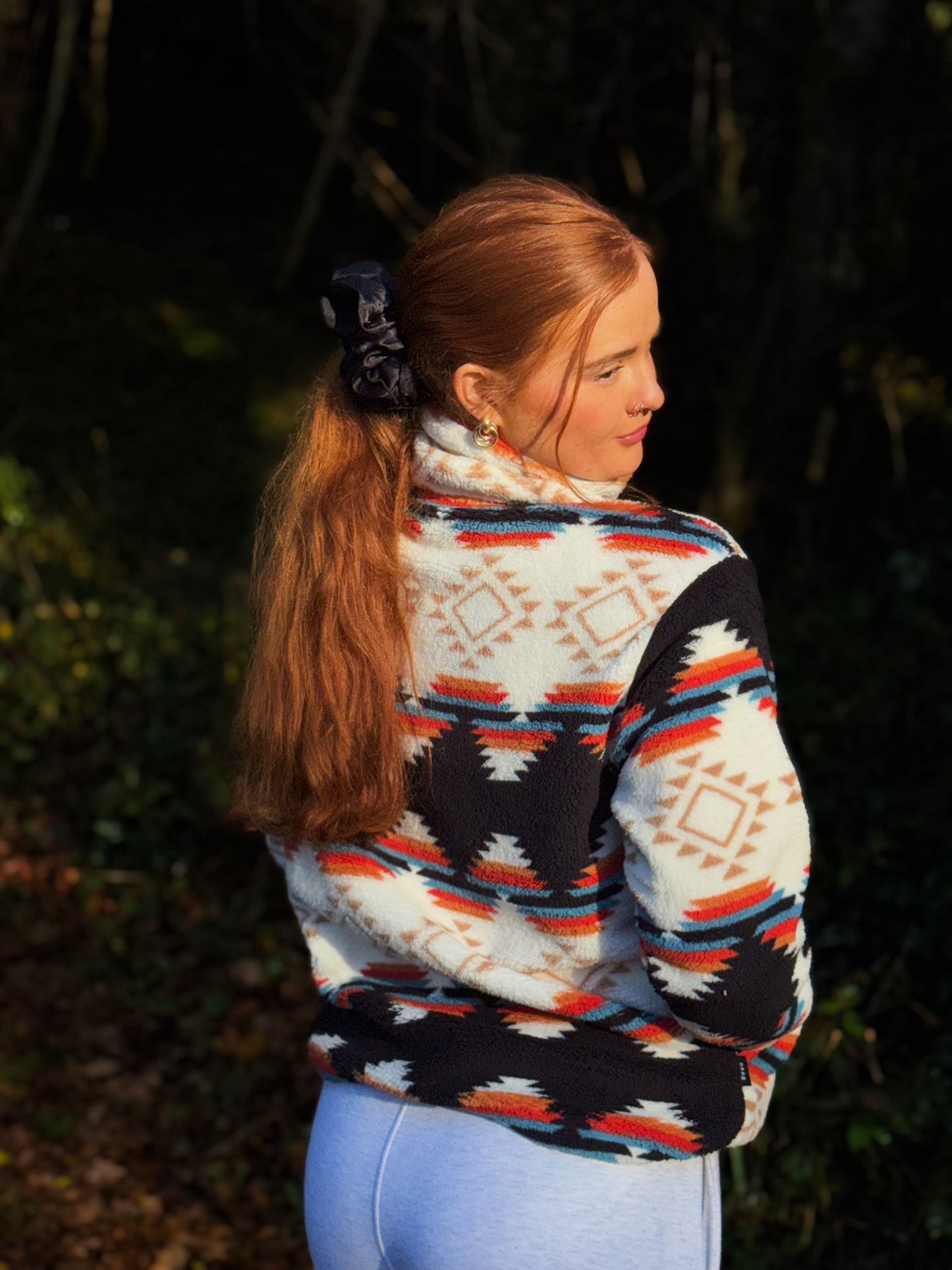 Lucinda Winter fleece draw string & pocket *ultra soft*