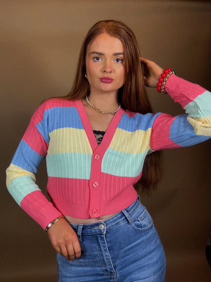 Rita Rainbow Cardigan
