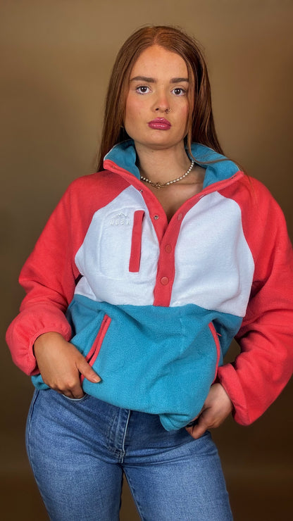 Maeve Balloon sleeve 3 pocket & draw string fleece fleece limited edition *size down*