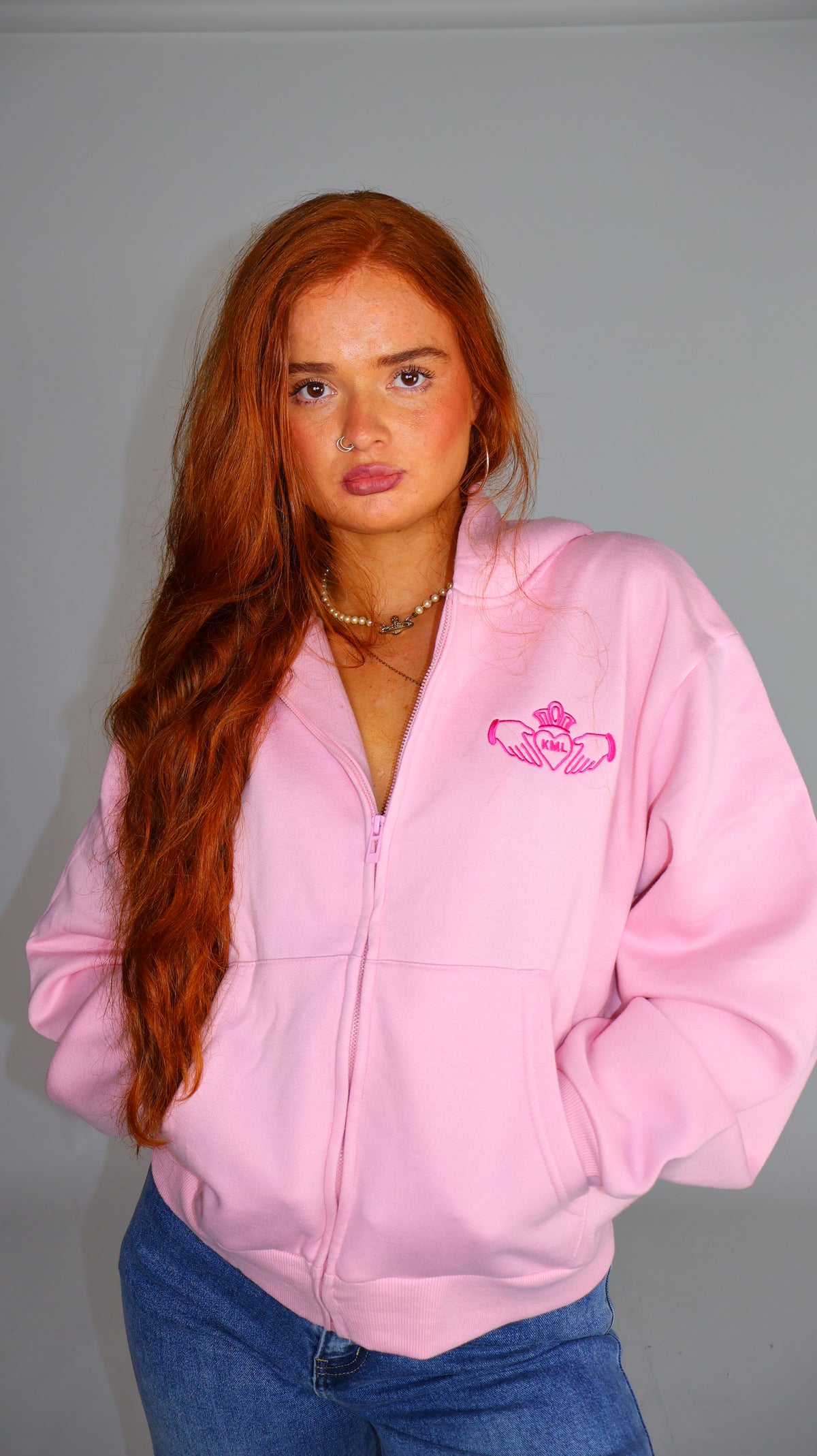 Bláthnaid Claddagh Fleece Hoodie