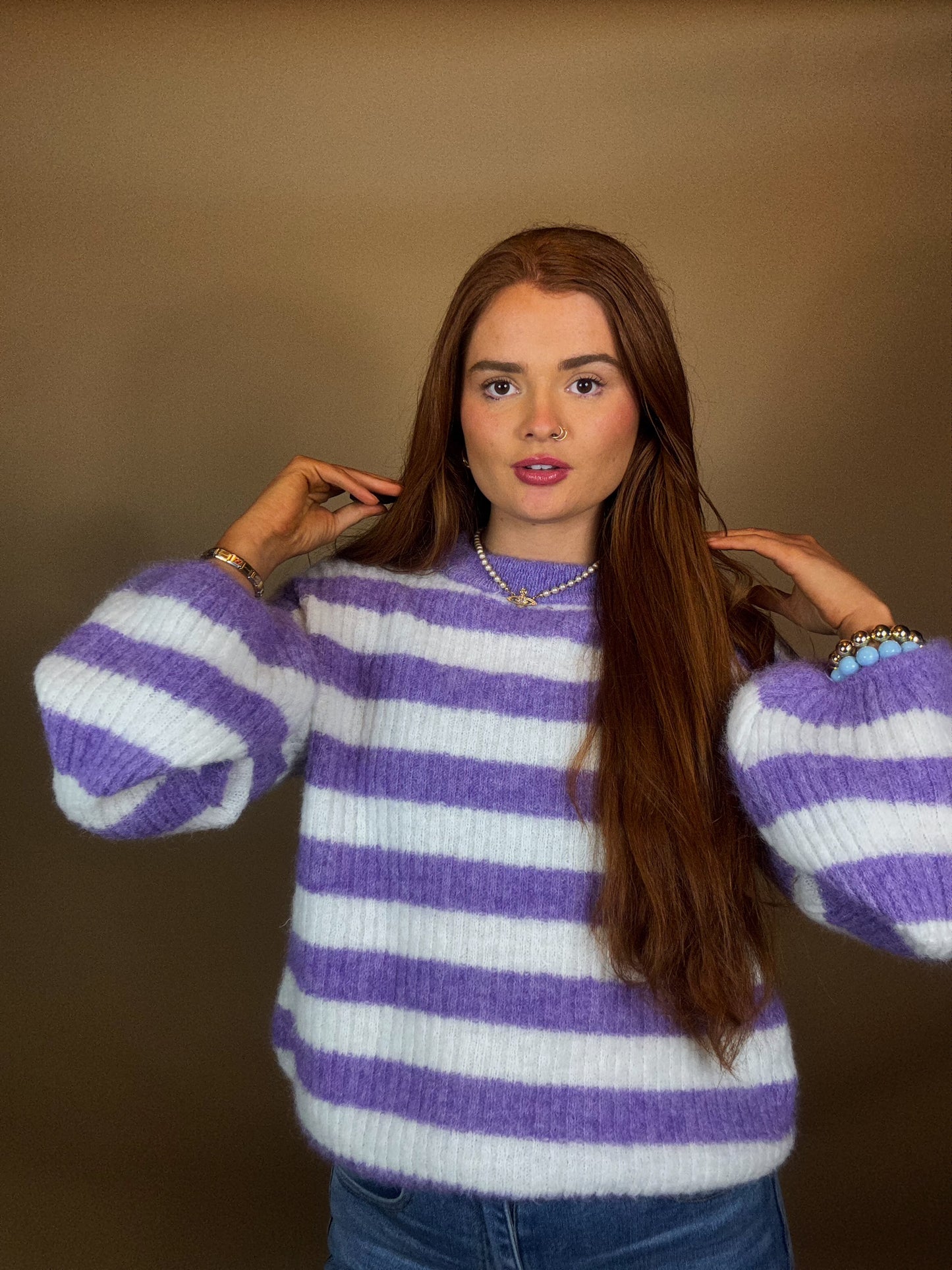 Jenna Knitwear. ULTRA Balloon sleeve. Made in Italy