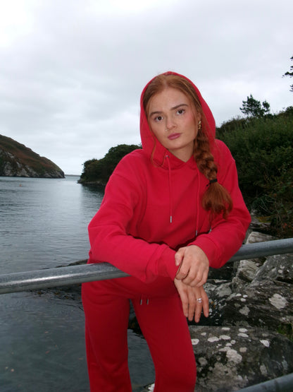 Scarlet 80% cotton SET *oversize hoodie*