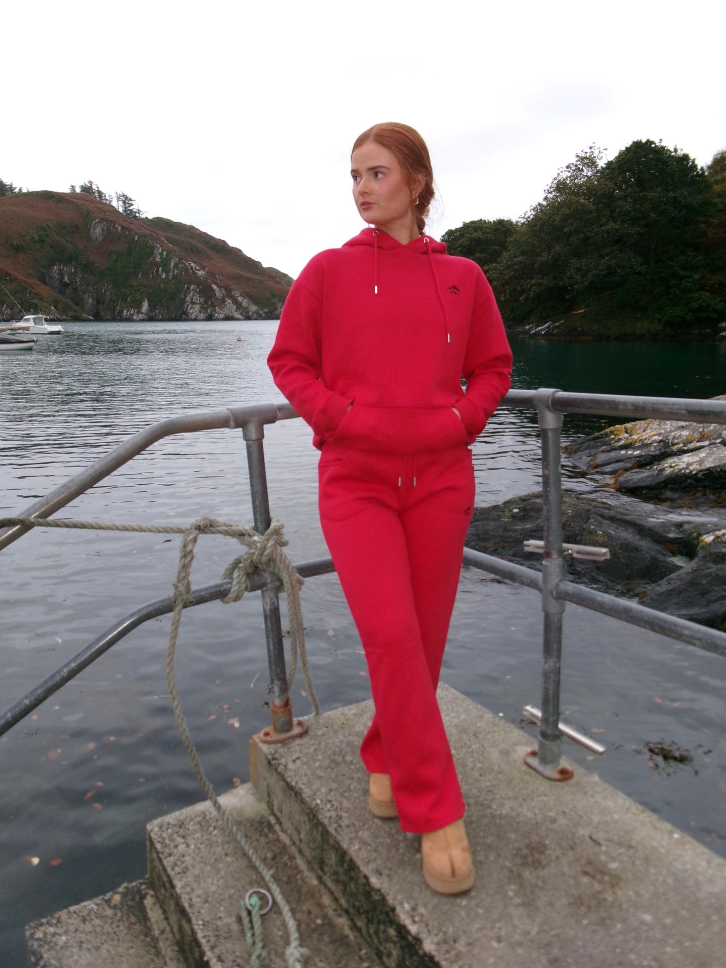 Scarlet 80% cotton SET *oversize hoodie*