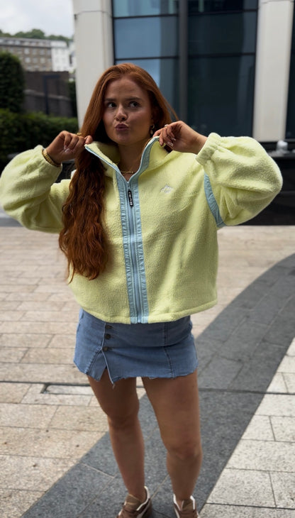 Daisy Full Zip Fleece (Pockets + Drawstring)