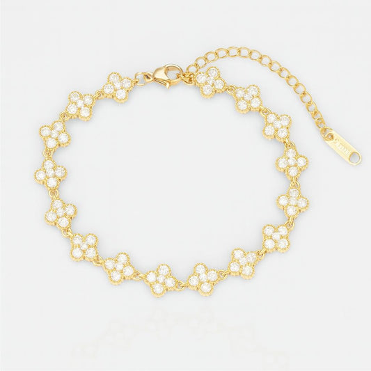Dazzled Venus Clover Bracelet