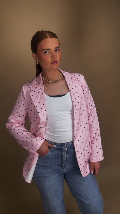 Pink blazer