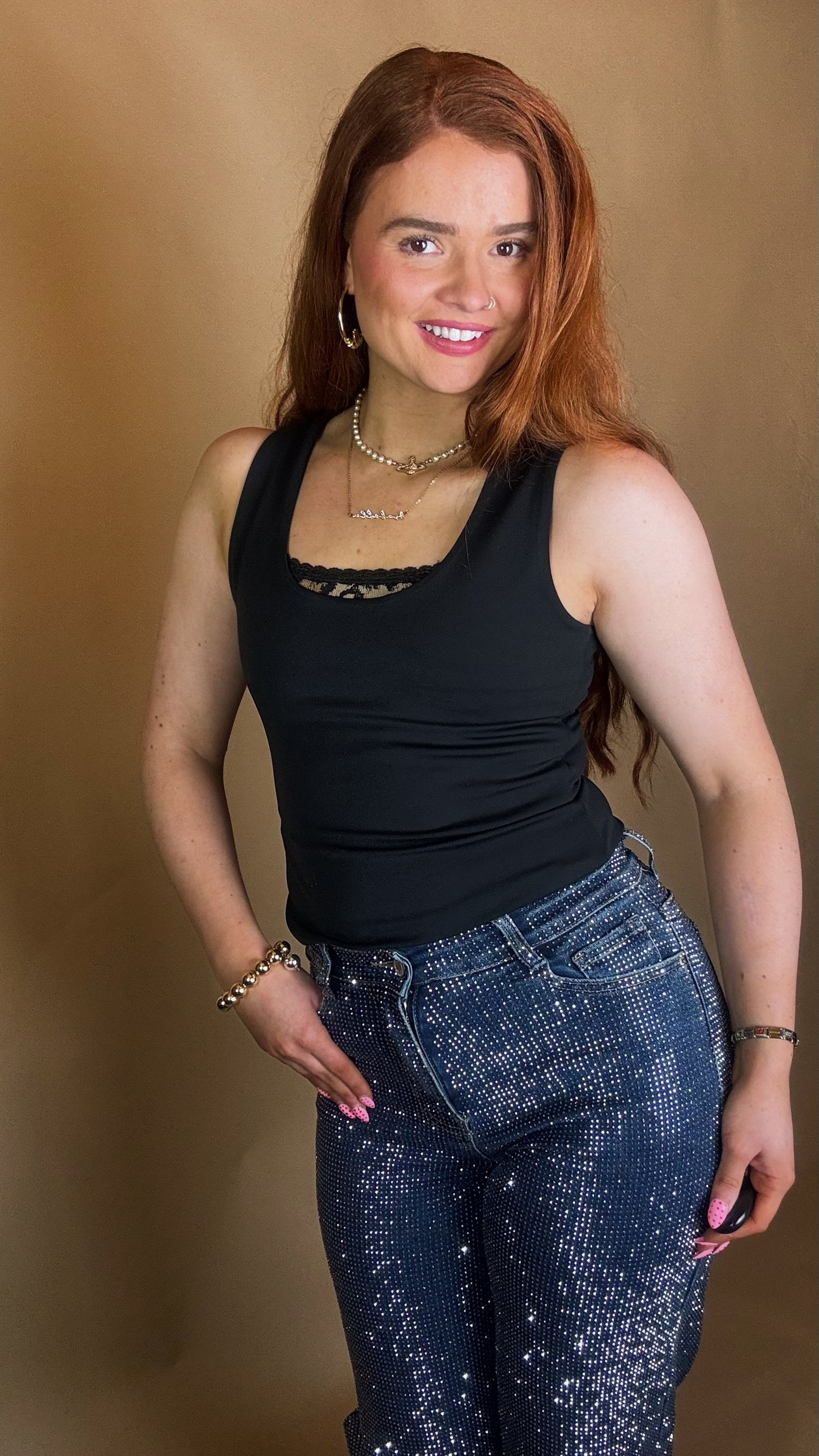 Winnie Diamonte EmbeddedSuper Stretch Jeans.