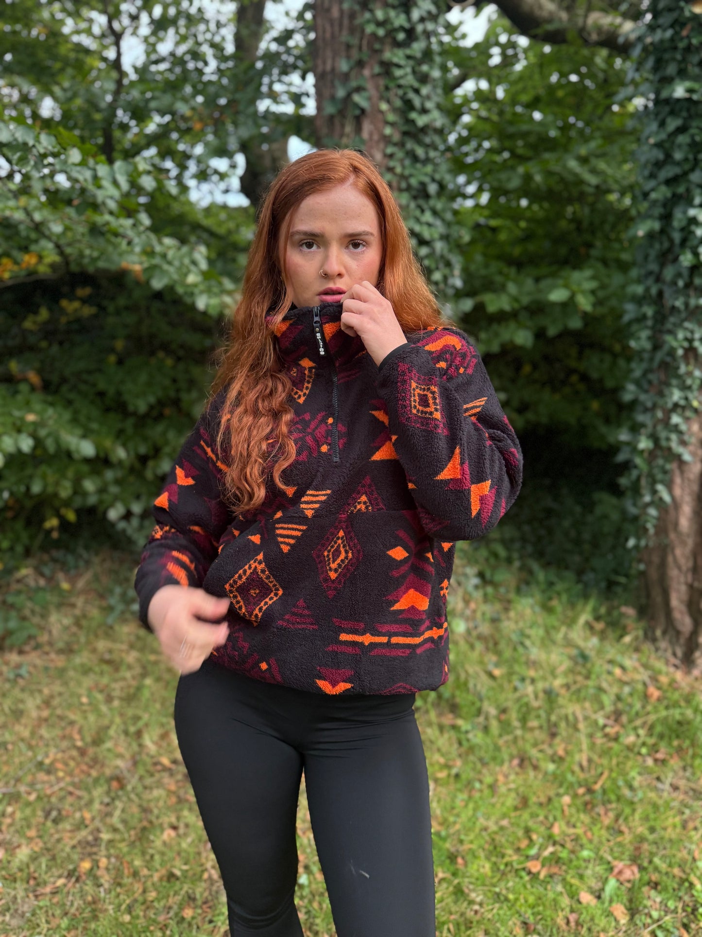 Lauren Winter fleece with pockets and drawstring *ultra, ultra soft*