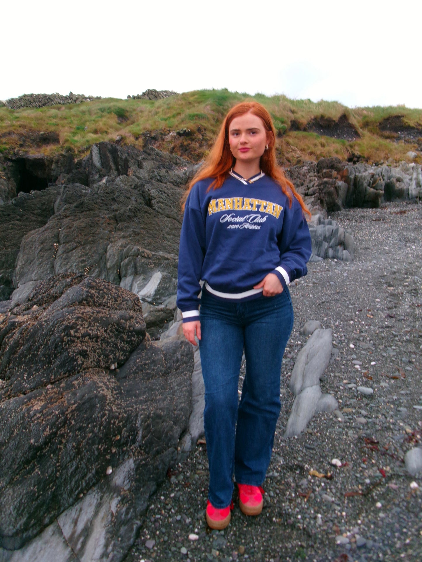 *subtle shimmer* STRETCHY JEANS*!!!! Mia High waist Straight Leg