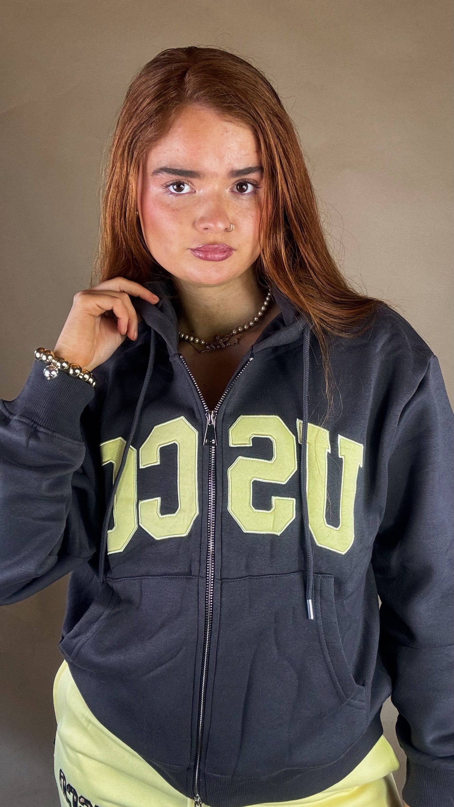 Saffron Double Zip Up