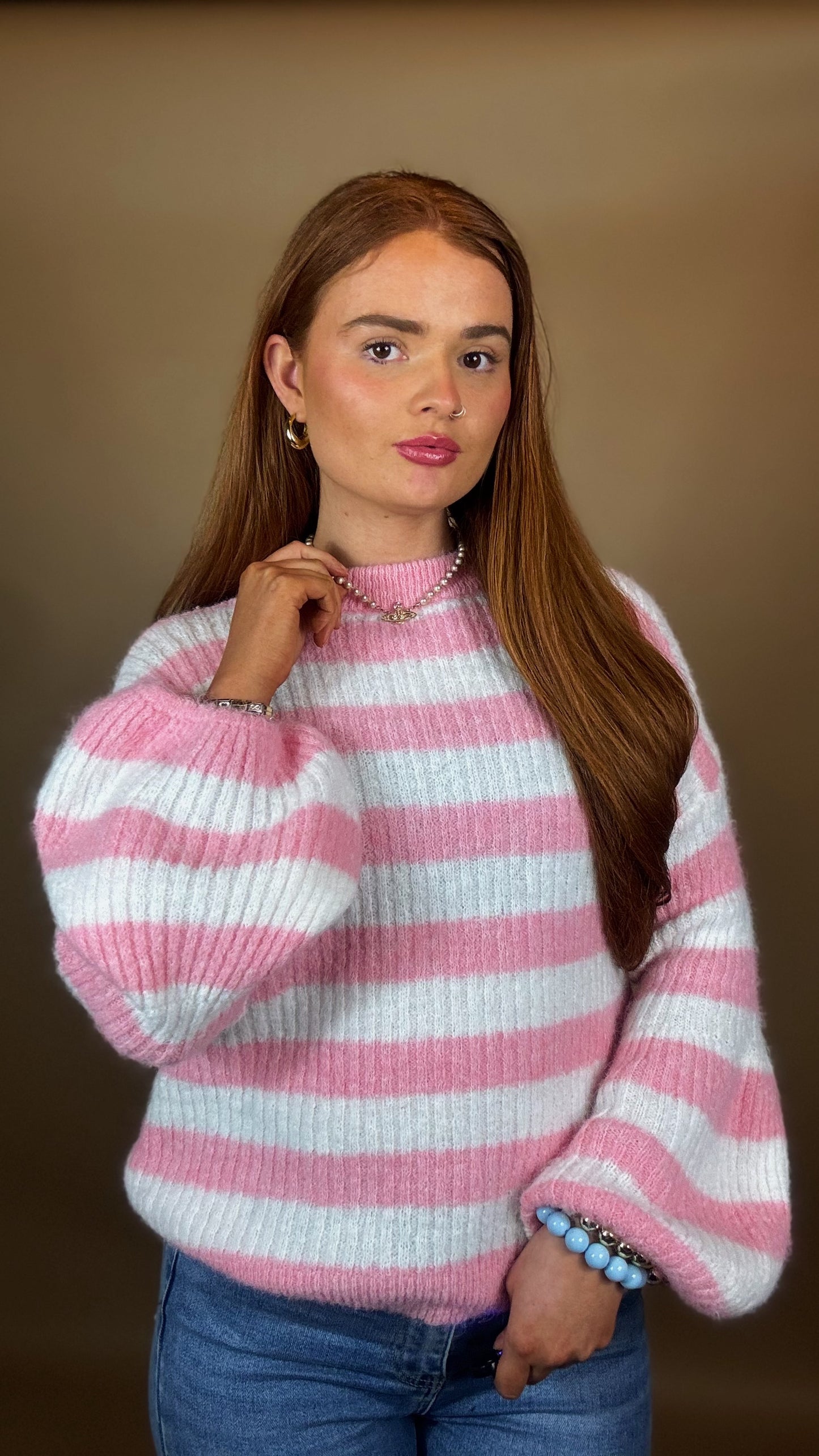 Saoirse Knitwear. ULTRA Balloon sleeve. Made in Italy