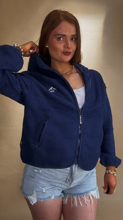 Zendaya fleece (zipped pockets + hood)