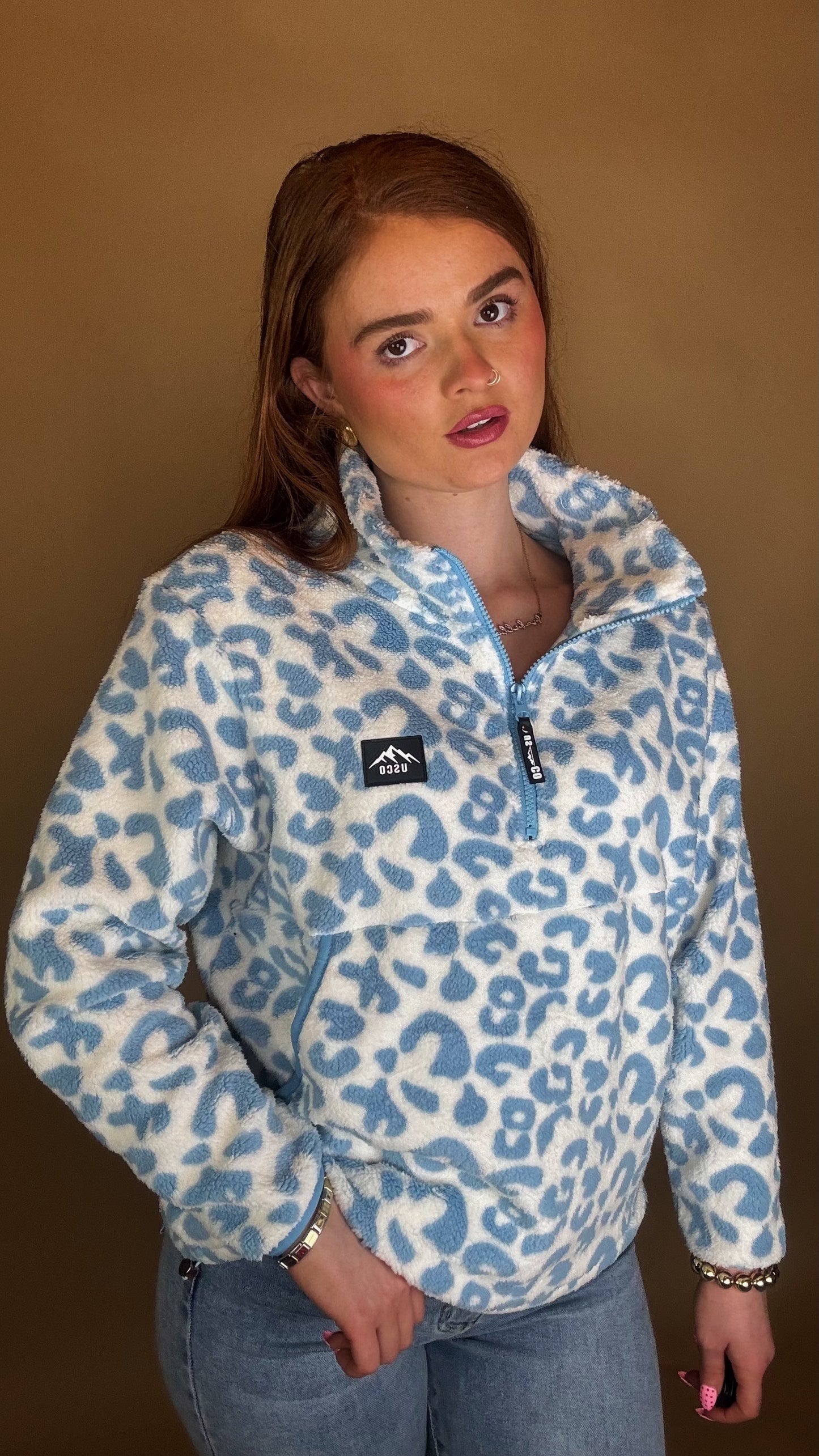 Esme ultra soft fleece. Pockets & draw string