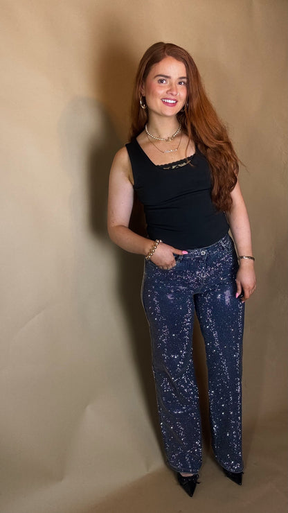 Winnie Diamonte EmbeddedSuper Stretch Jeans.