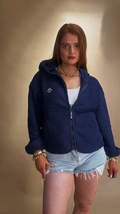 Zendaya fleece (zipped pockets + hood)