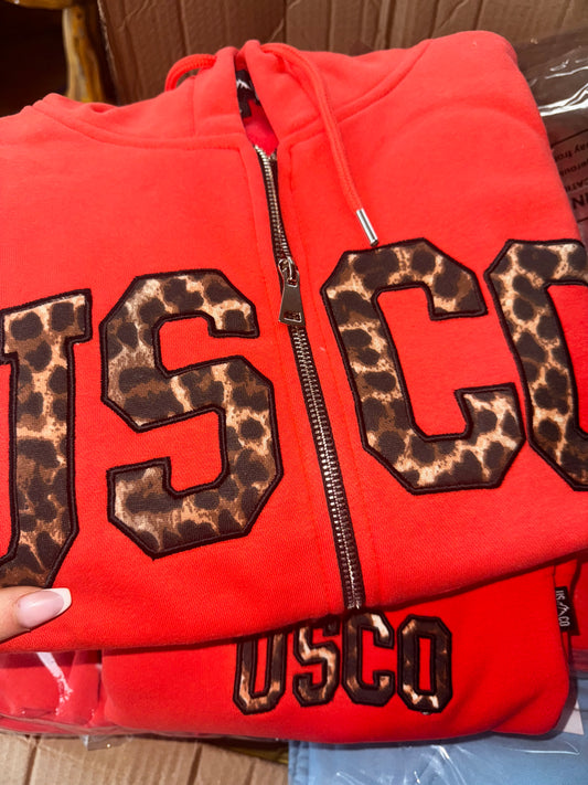 Red set 80% cotton fleece line set