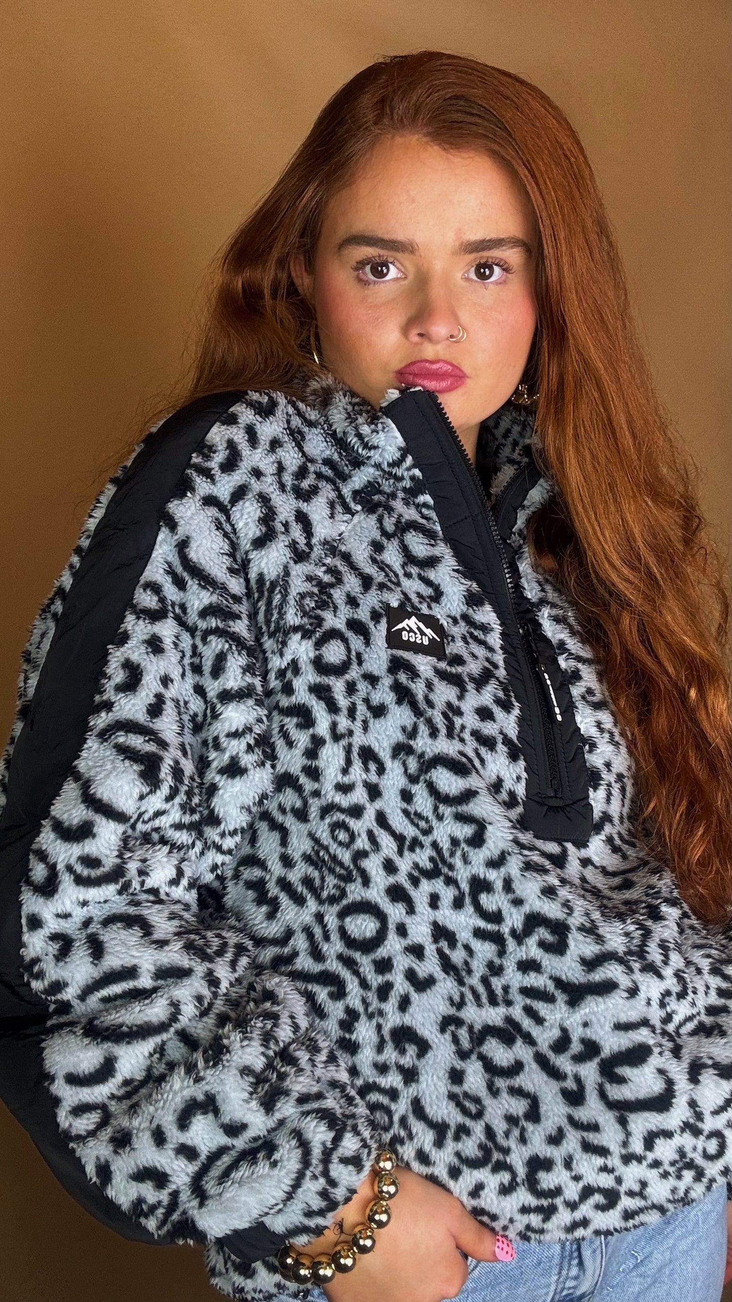 Danielle super soft fleece *size down* Pockets & draw string