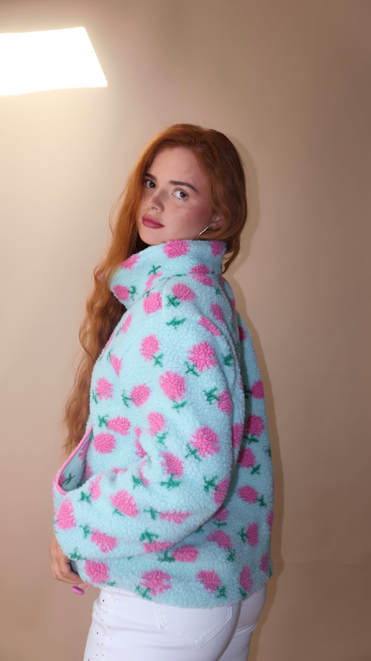 ONE OFF DROP. Peaches KML Limited Edition Fleece. Drawstring & Pockets *Thermal fleece-more dense finish on the inside