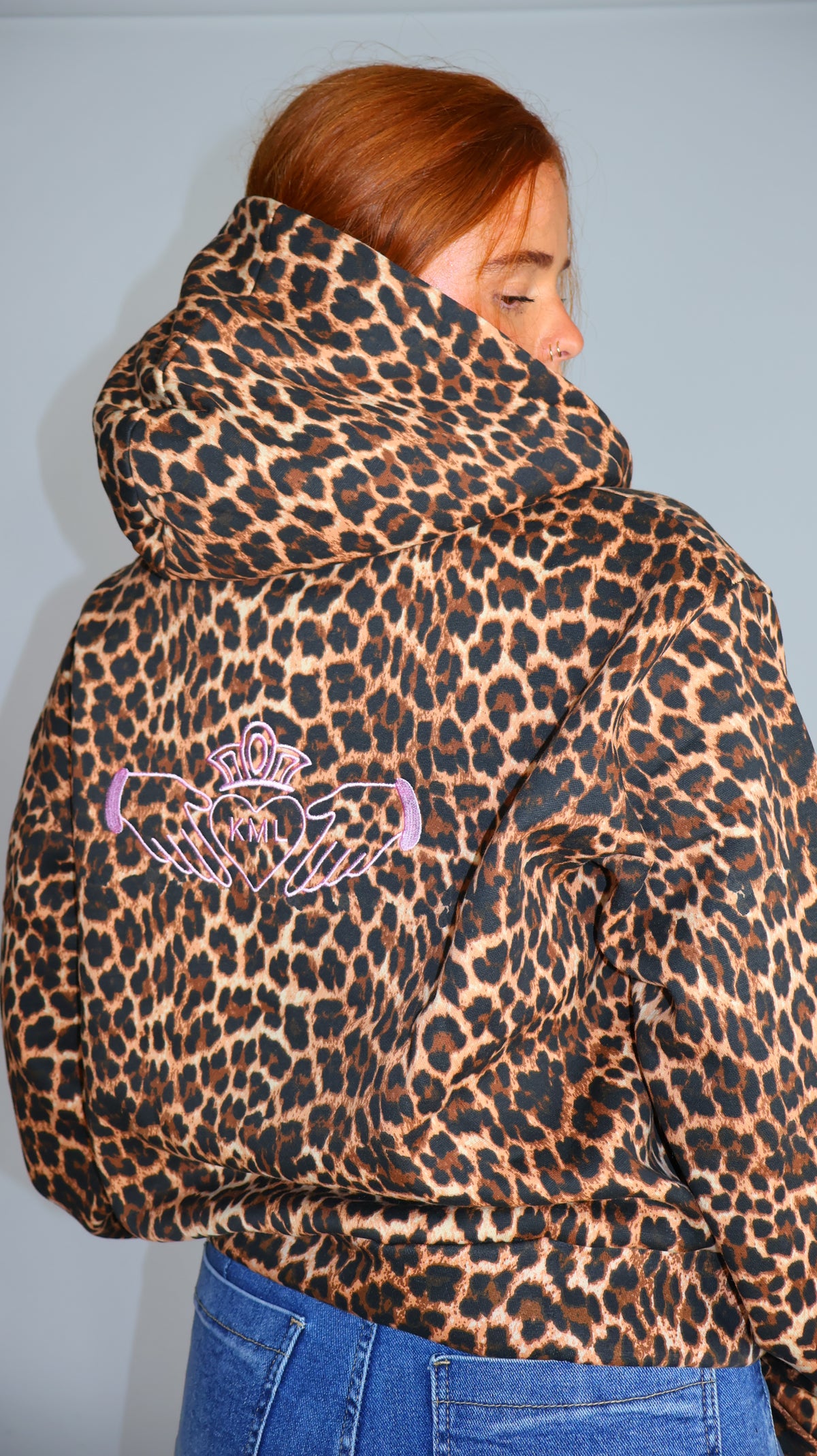 Doireann Claddagh Leopard Hoodie