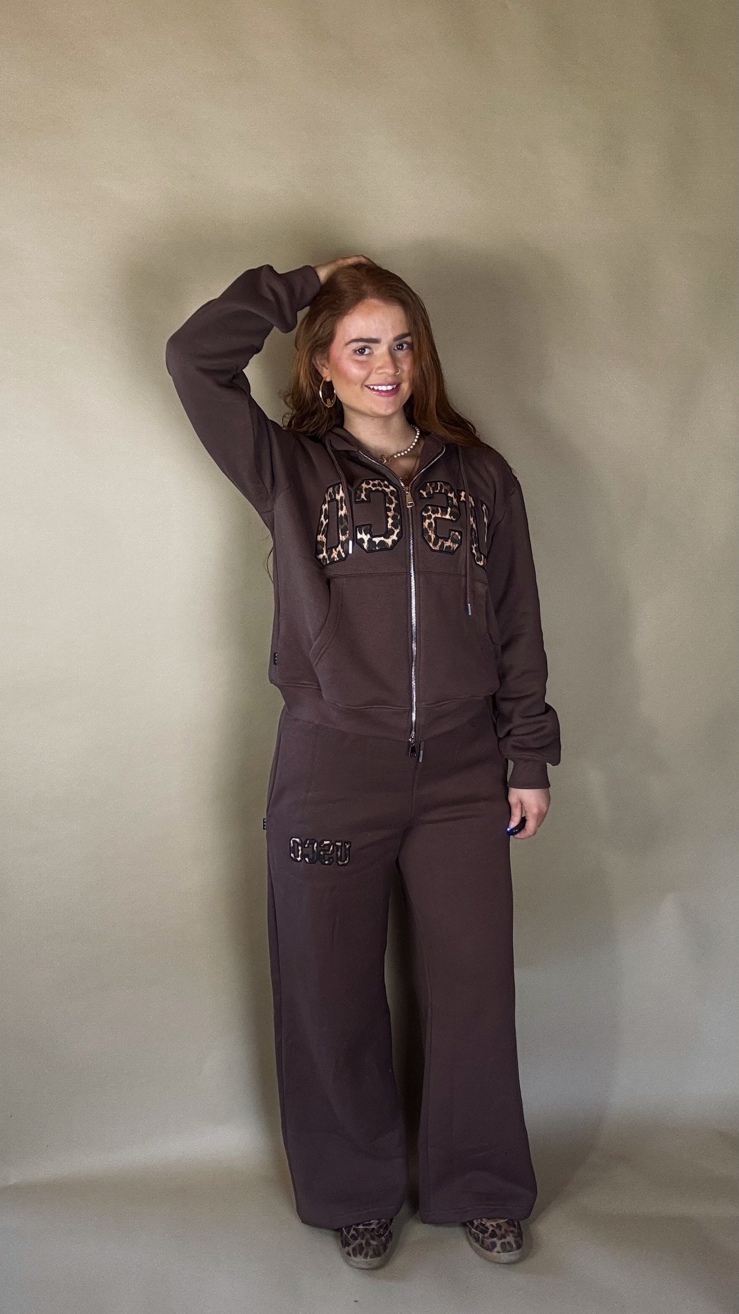 Leah 80% cotton SET fleece line set *oversize, size down*