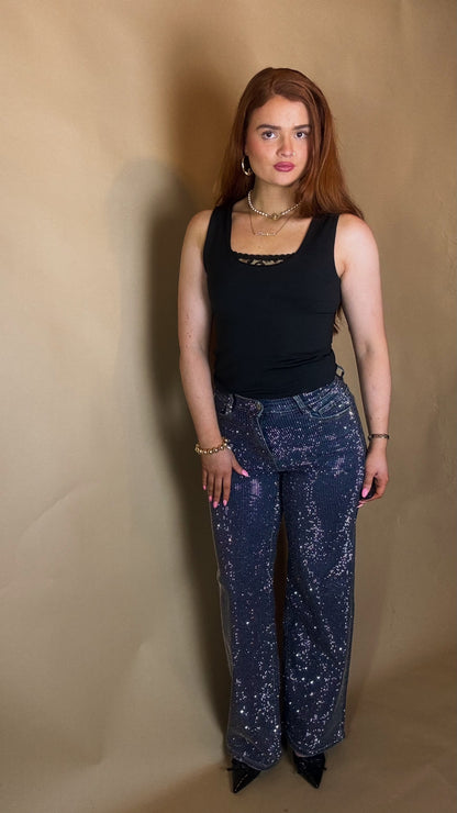 Winnie Diamonte EmbeddedSuper Stretch Jeans.