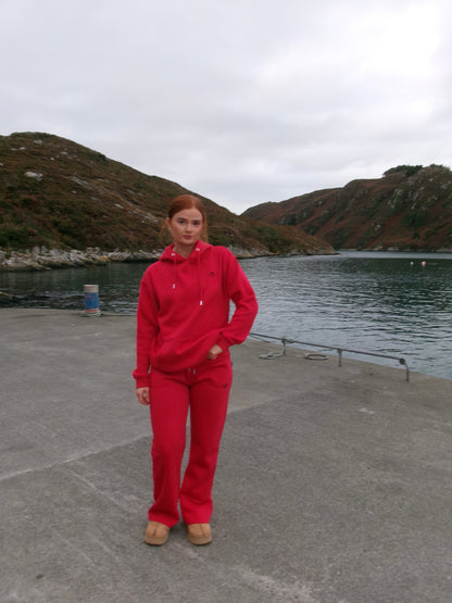 Scarlet 80% cotton SET *oversize hoodie*