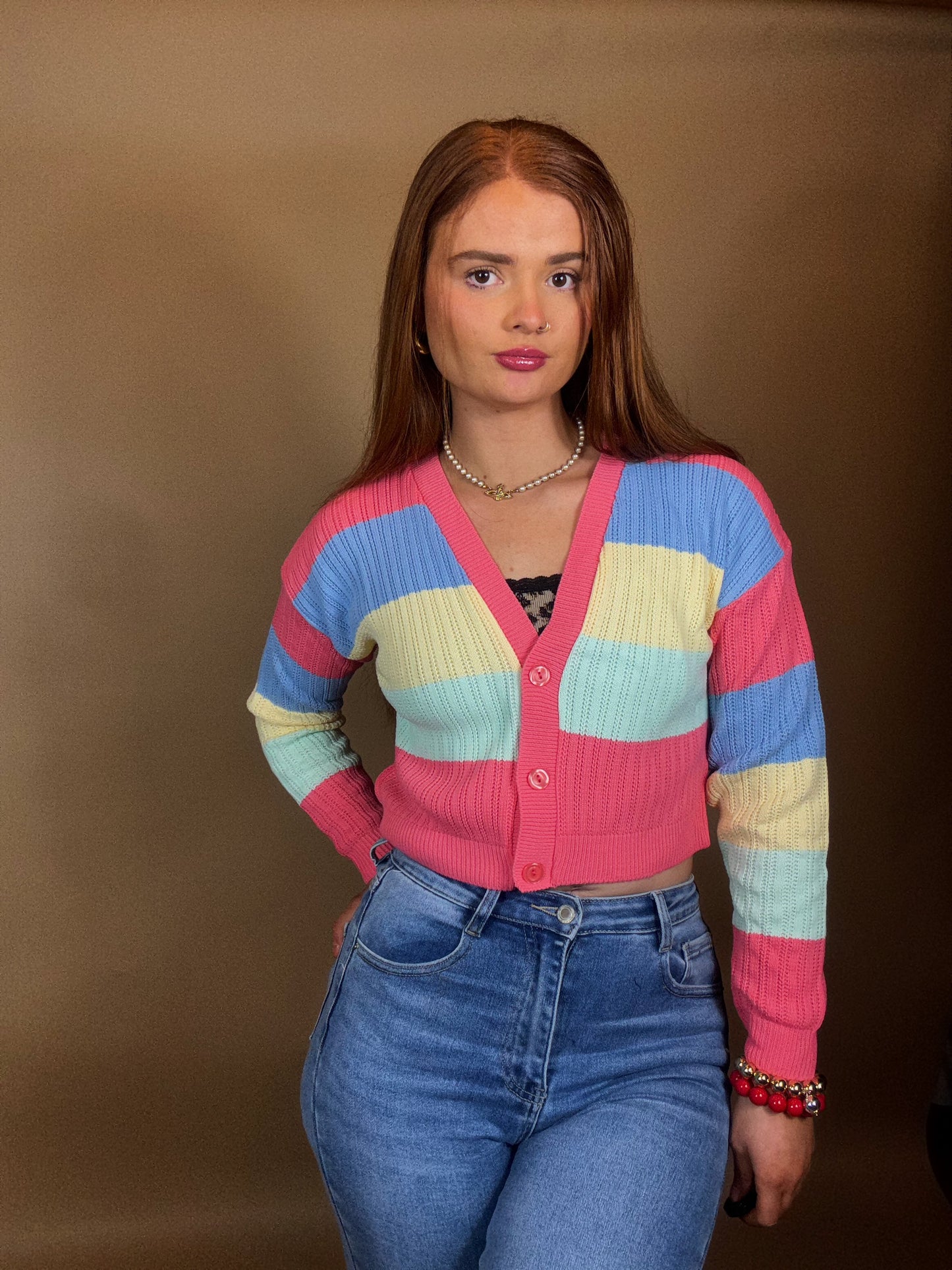 Rita Rainbow Cardigan