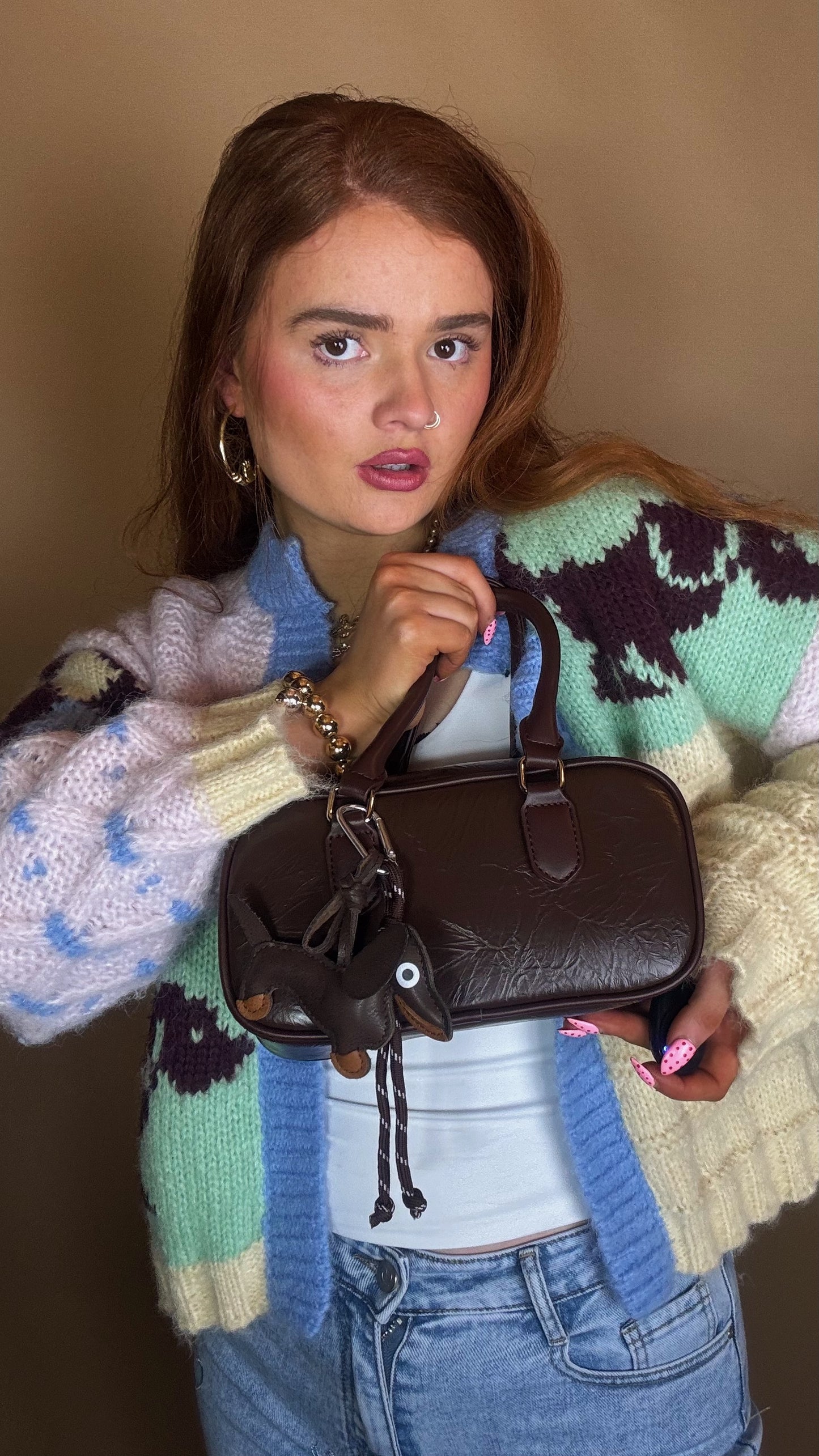 Lulu Exclusive Dachshund Bag (including a cross body strap)