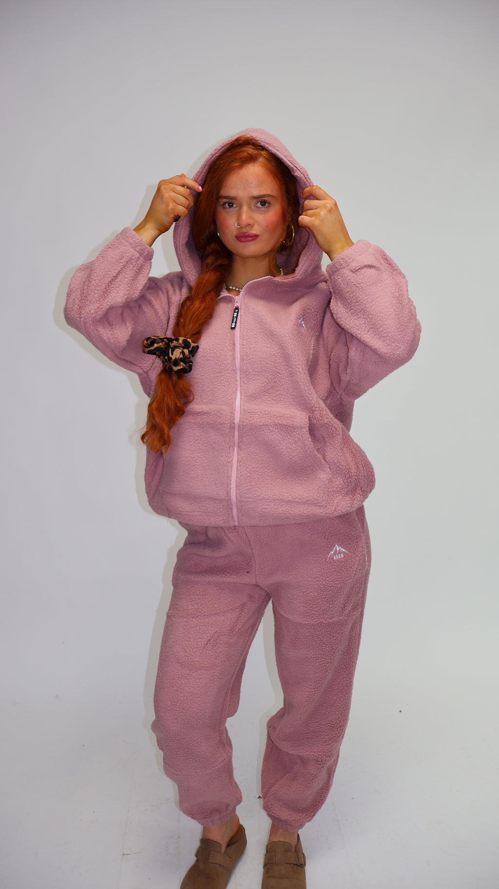 Laila Lavender Fleece Teddy Bear Set