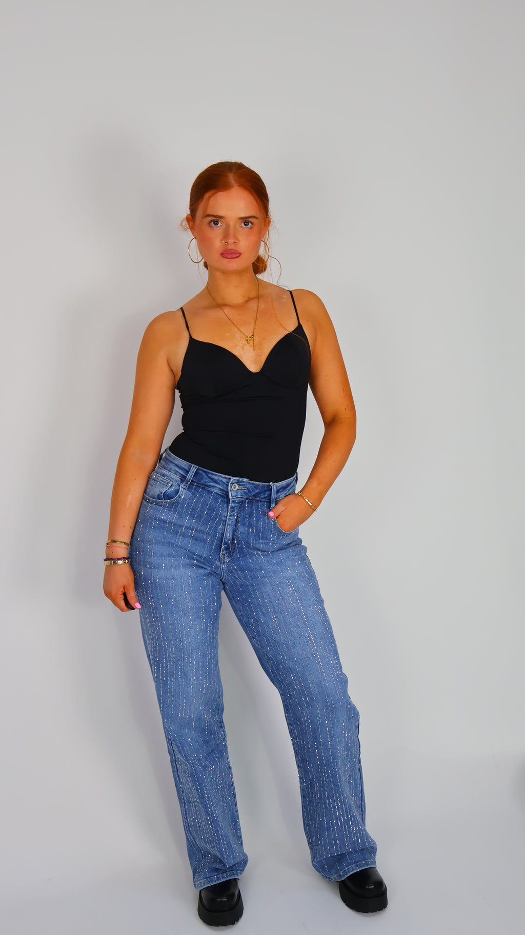 Cathy Sparkle Super Stretch denim jeans