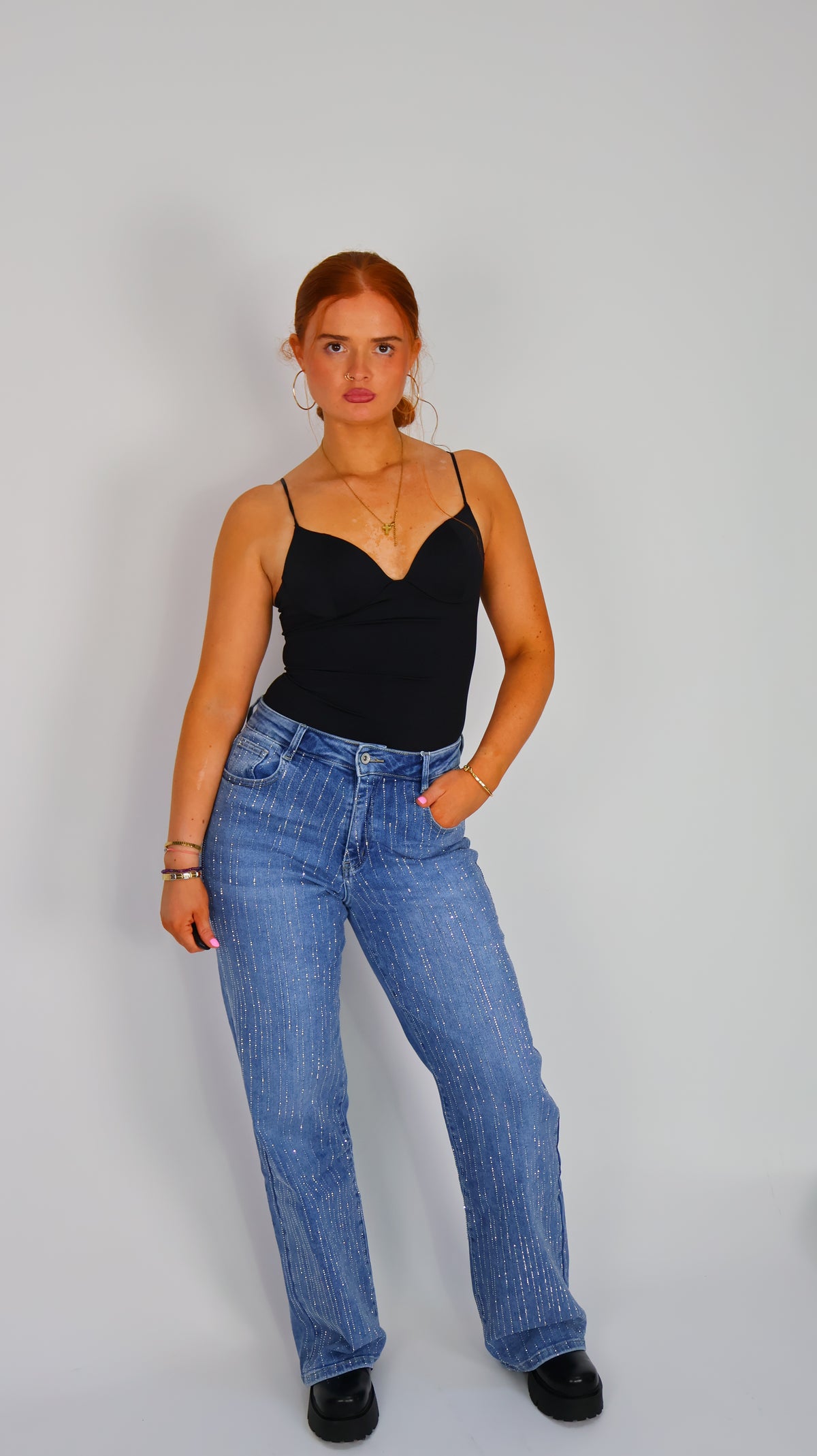 Cathy Sparkle Super Stretch denim jeans