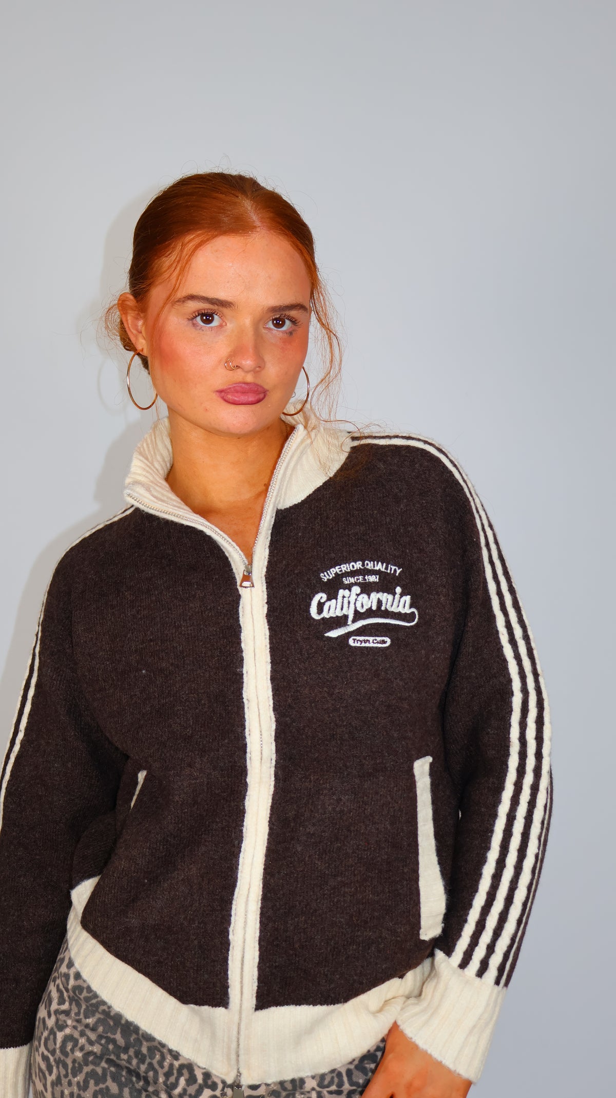 Charlie Zip Up Knit