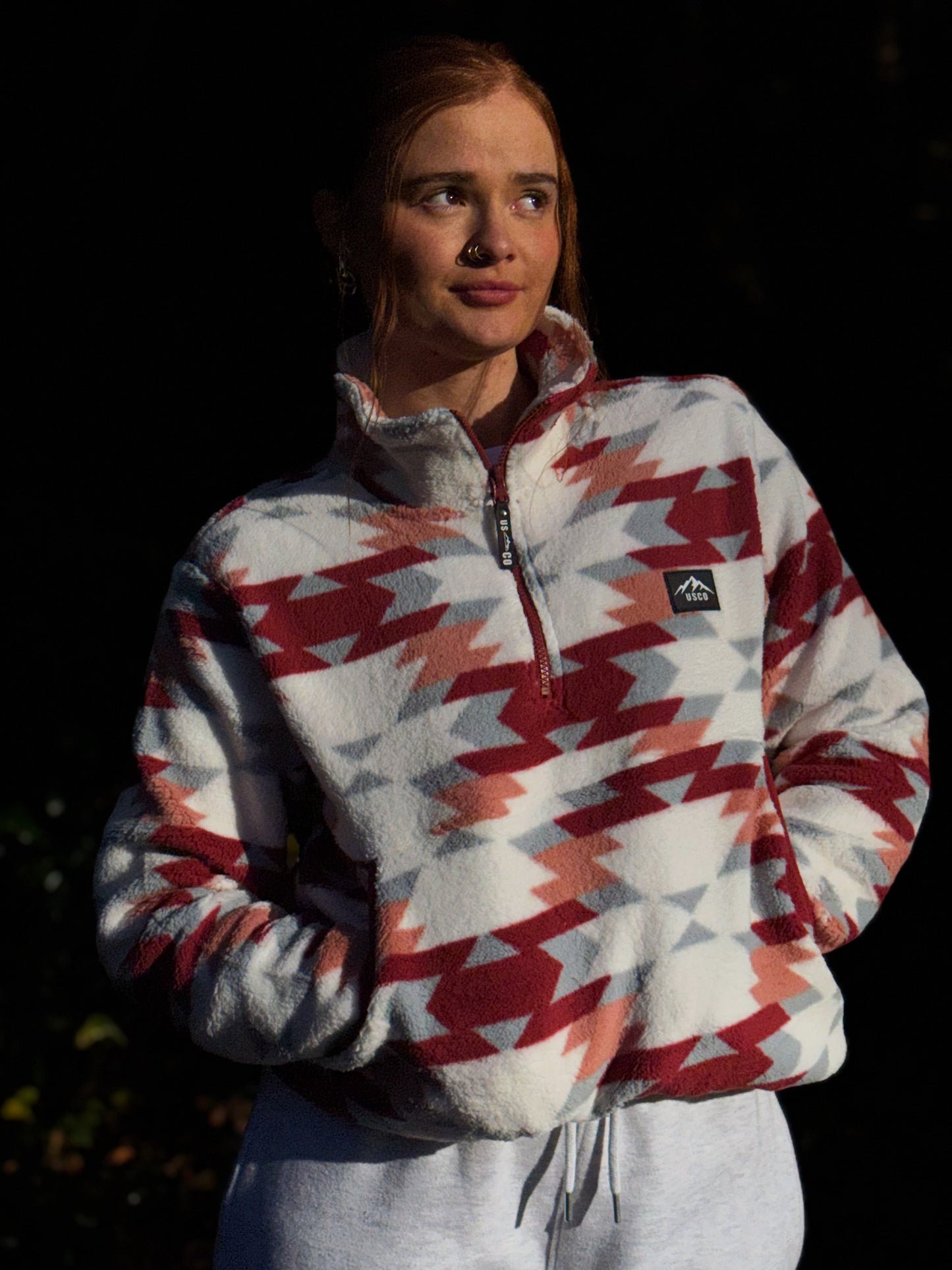 Kinga Winter fleece draw string & pocket *ultra soft*