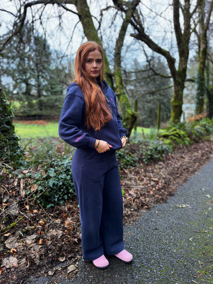 Navy KML x USCO LIMITED EDITION Fleece line set *size down*