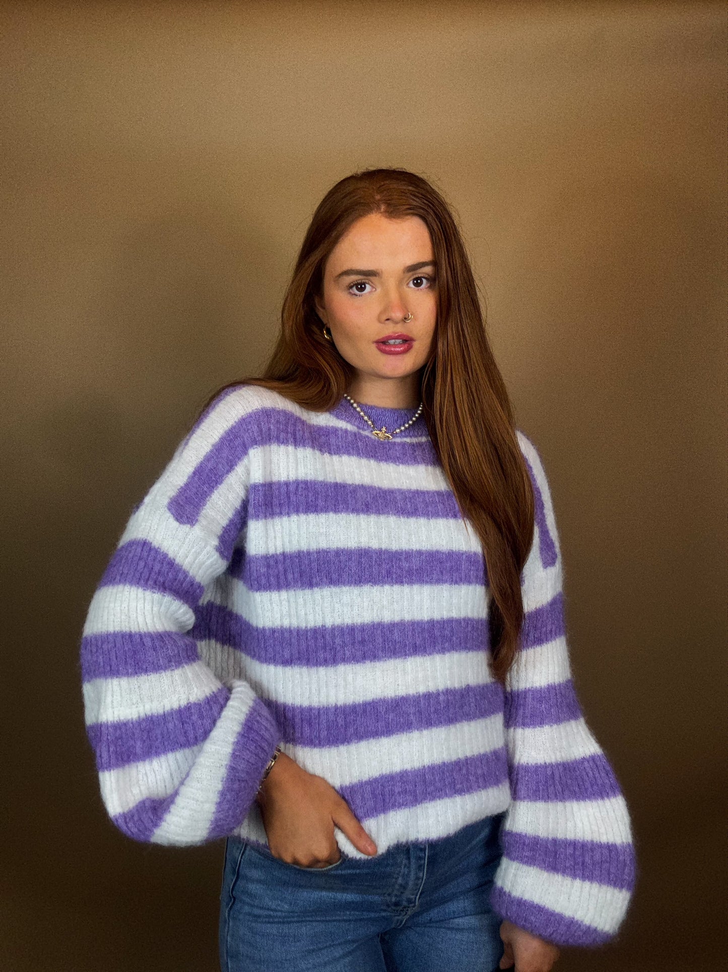 Jenna Knitwear. ULTRA Balloon sleeve. Made in Italy