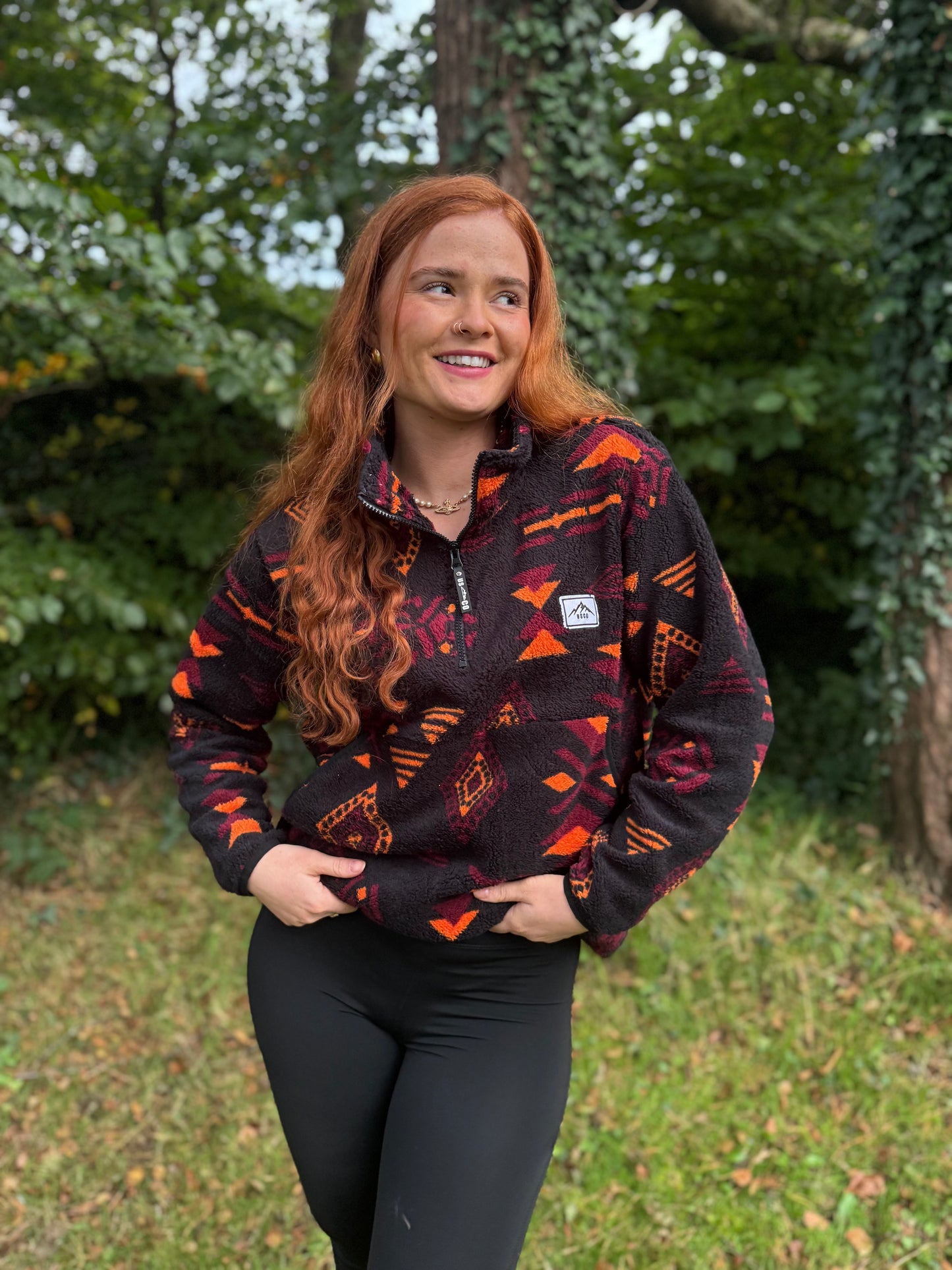 Lauren Winter fleece with pockets and drawstring *ultra, ultra soft*