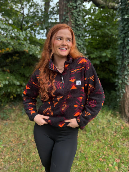 Lauren Winter fleece with pockets and drawstring *ultra, ultra soft*