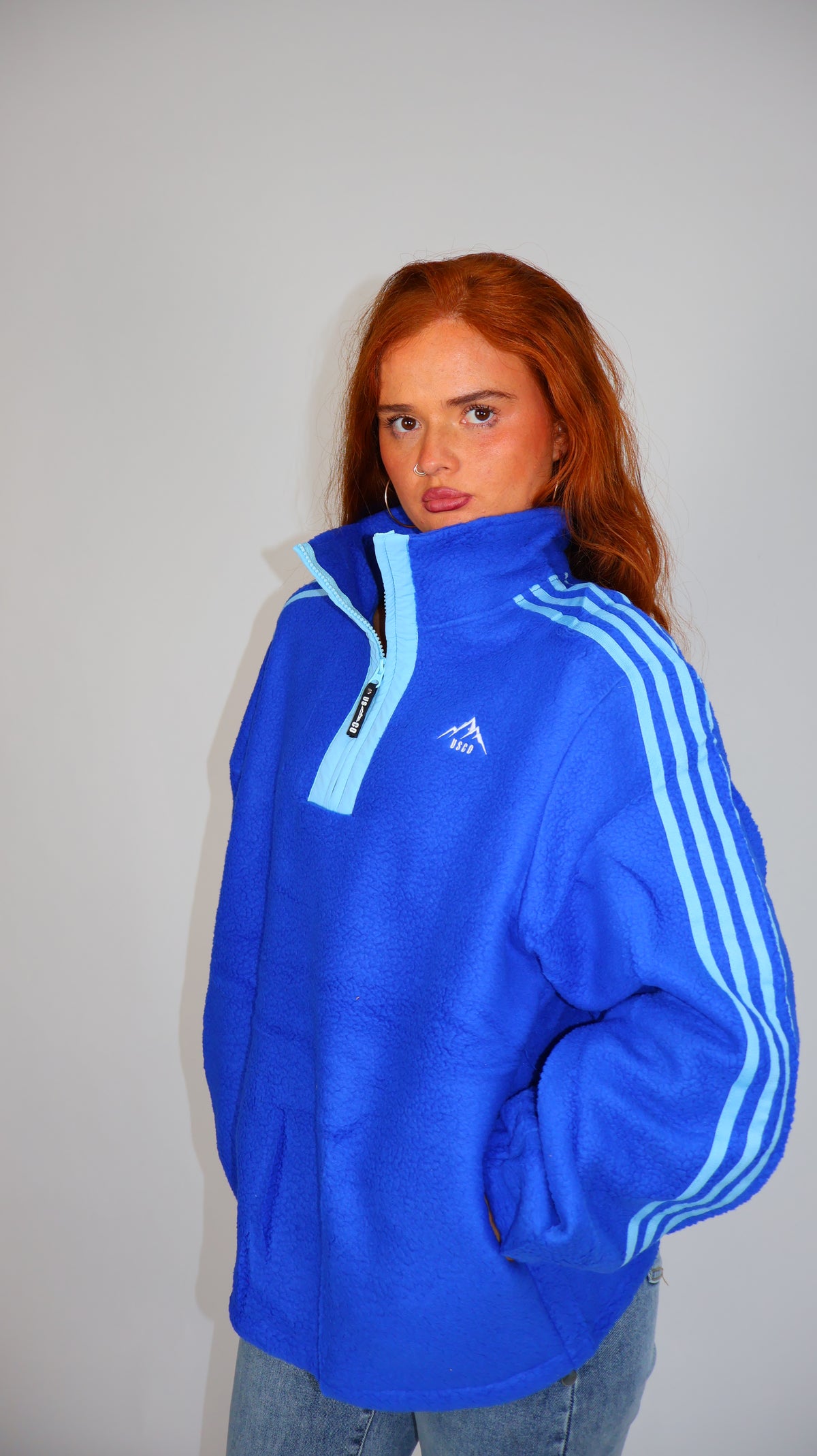 Bonnie Oversized Fleece. Drawstring + pockets