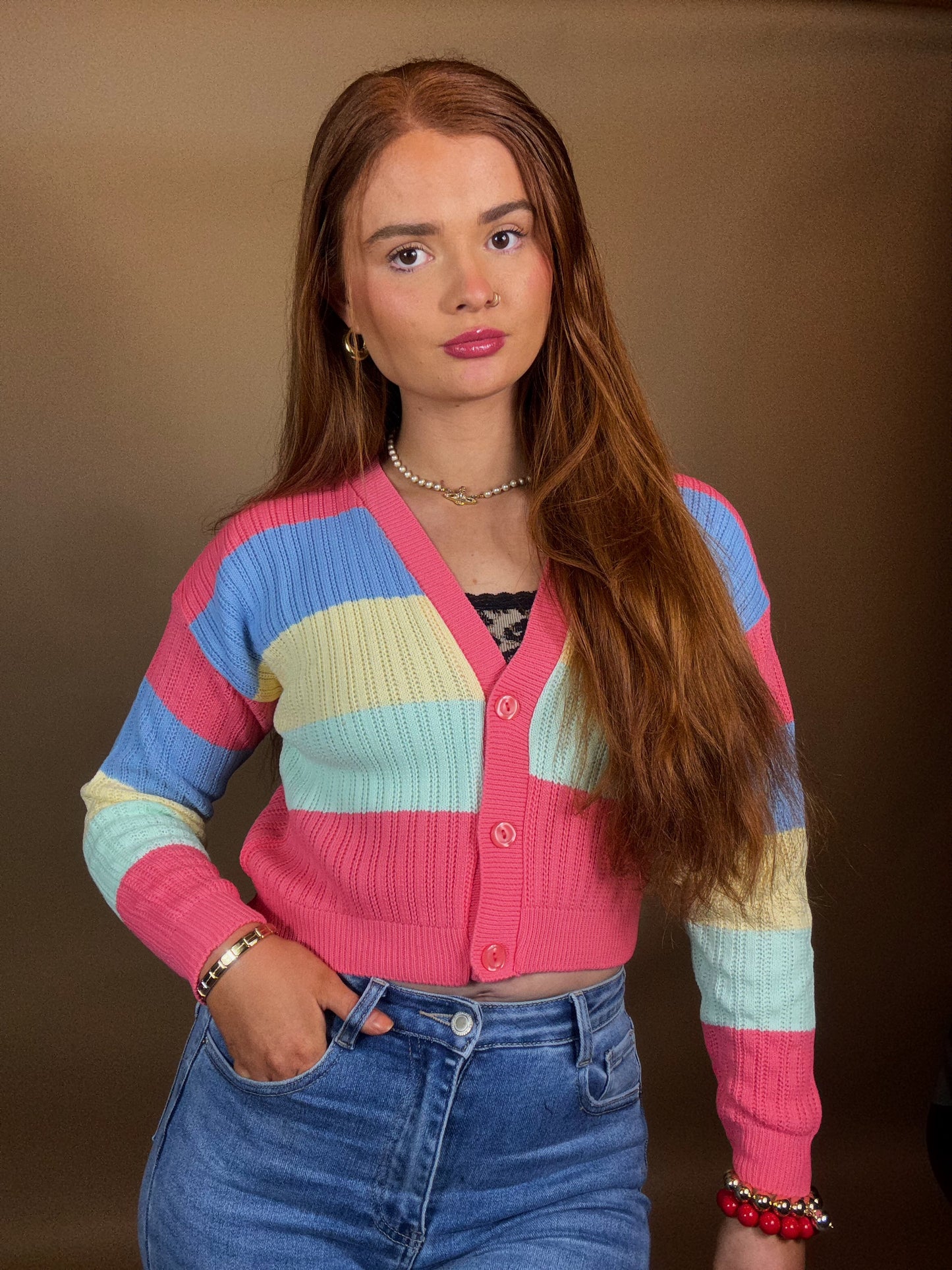 Rita Rainbow Cardigan