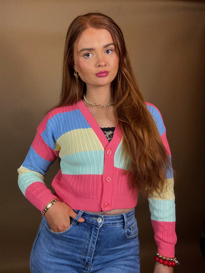 Rita Rainbow Cardigan