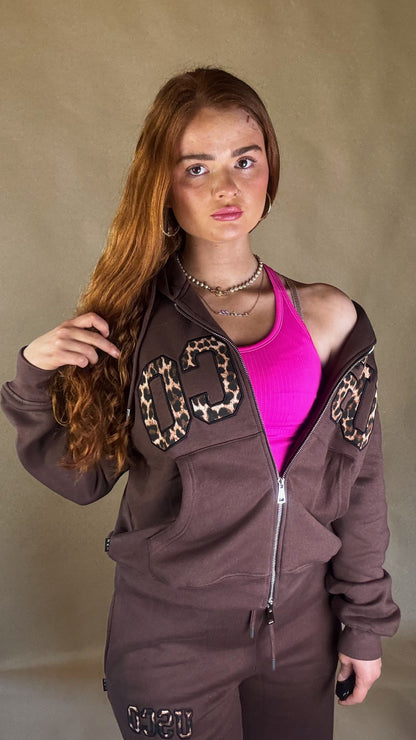 Leah 80% cotton SET fleece line set *oversize, size down*