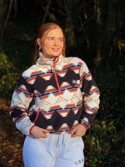 Lucinda Winter fleece draw string & pocket *ultra soft*