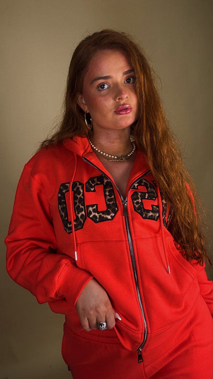 Baywatch Red set Bex 80% cotton fleece line set