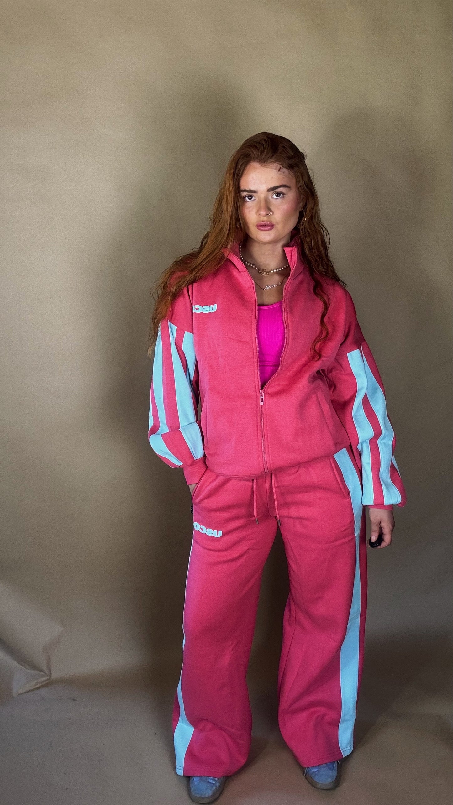 Elle 80% cotton SET fleece line set *oversize, size down*