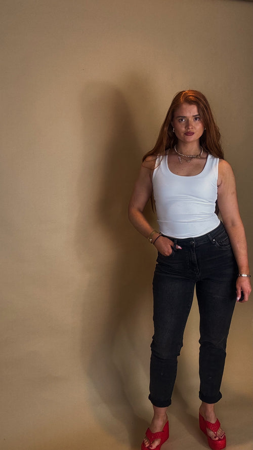 *UP TO UK20* Rihanna Super stretch Mom Jean