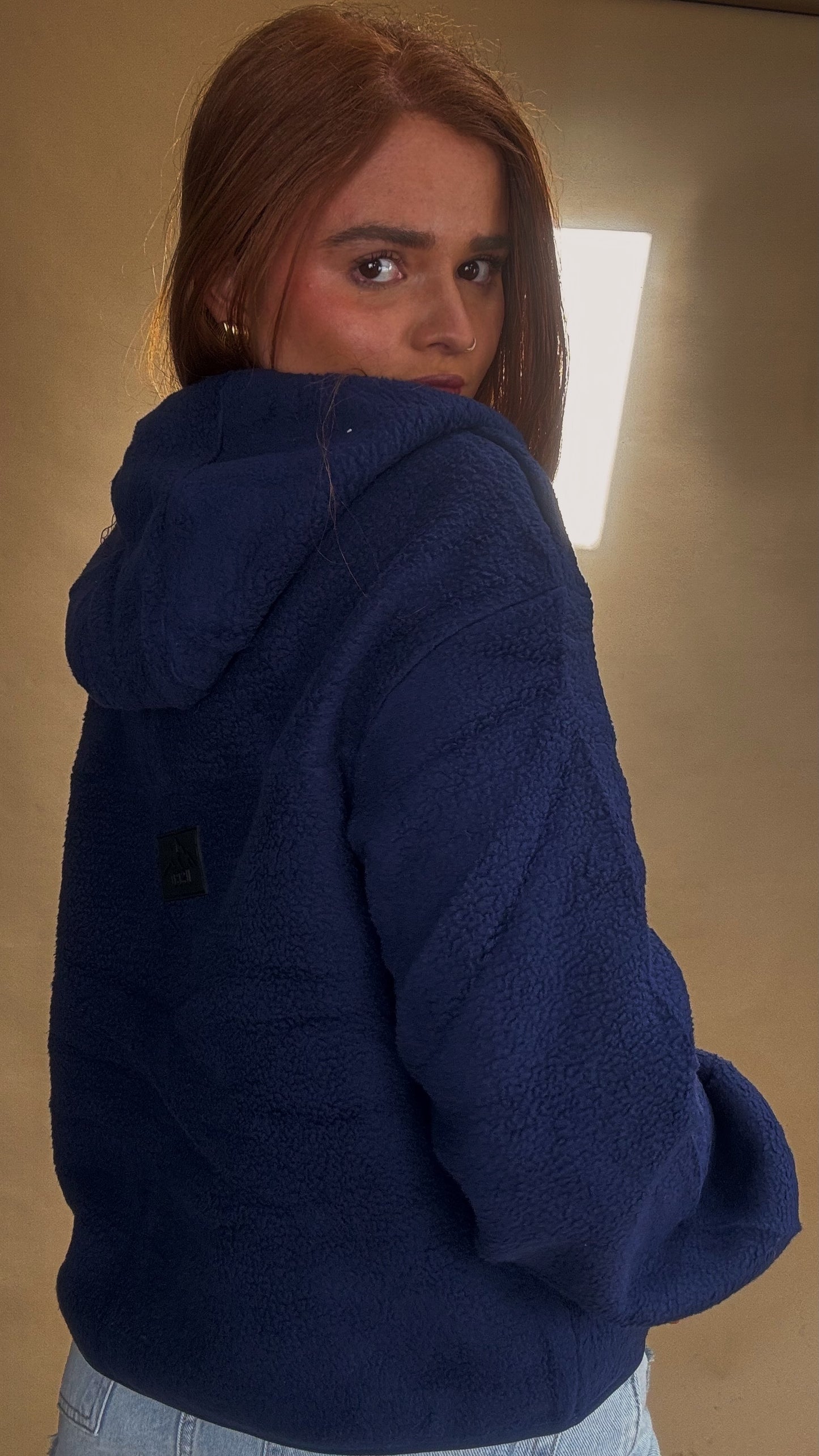 Zendaya fleece (zipped pockets + hood)