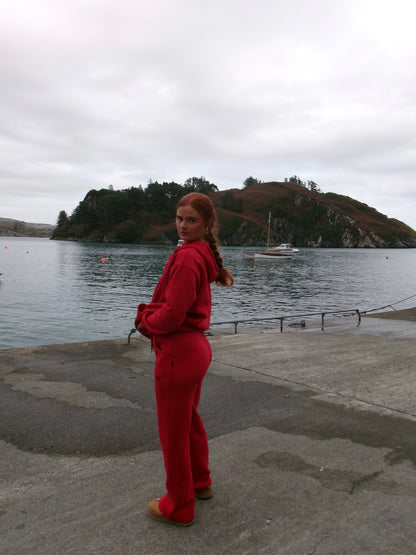 Scarlet 80% cotton SET *oversize hoodie*