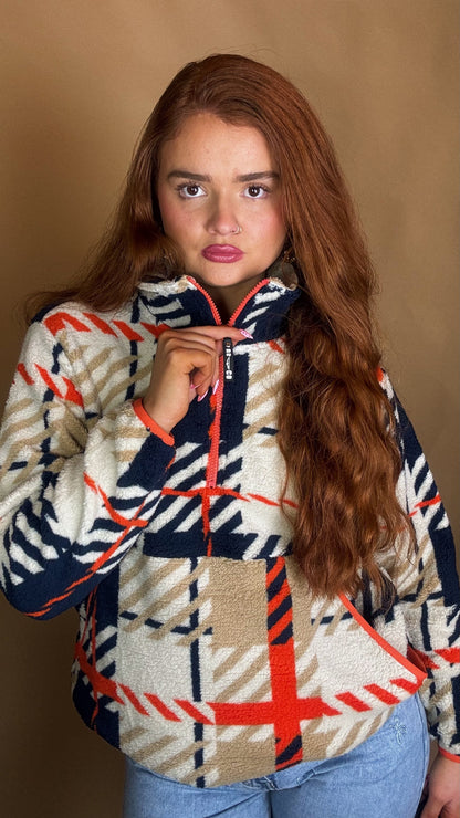 Maisie super soft fleece Pockets & draw string